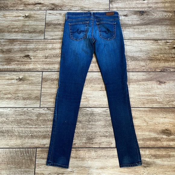 AG Adriano Goldschmied The Legging Super Skinny Fit Jeans Size 27 R Dark Blue - Picture 7 of 15